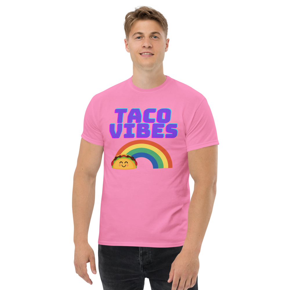 TACO VIBES TASTE THE RAINBOW Unisex classic tee